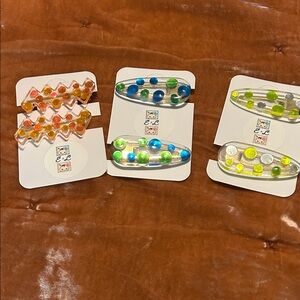 Colorful Hair Clips Set